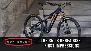 Orbea Rise M10 Technical Review  Contender Bicycles [upl. by Sulihpoeht368]