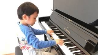 Turkish March Sonata in A K331 Alla Turca of Mozart 莫扎特 土耳其進行曲 by Jonah Ho age 6 [upl. by Maegan]