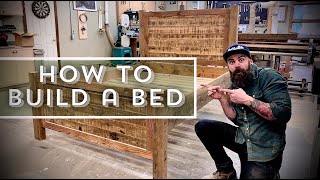 DIY Bed Build  How to Build a Bed [upl. by Isyad]