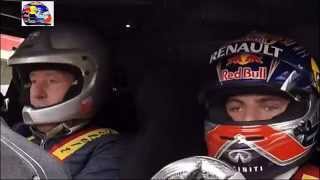 Max Verstappen takes father Jos for a spin at Spa after Monaco [upl. by Einahpit]