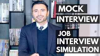 Job Interview Simulation and Training  Mock Interview [upl. by Chader495]