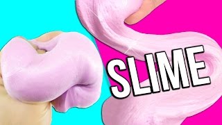 HAZ SLIME ESPONJOSO SIN BORAX  DIY FLUFFY SLIME  Tutoriales Belen [upl. by Ahtoelc]