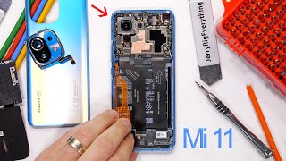 Xiaomi Mi 11 Teardown  Lets find that battery [upl. by Inalan]