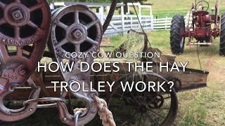 Hay Trolley how does it work Loose Hay 1930s style [upl. by Sioled]