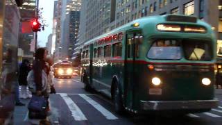 Vintage Bus Exclusive  GMC Old Look Buses 2969 amp 9098 Running On The M42  42nd Street [upl. by Budde]