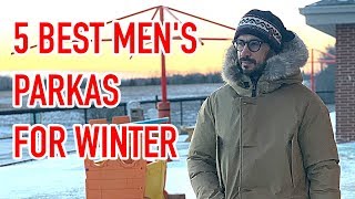 5 Best Mens Parkas For Winter  Coats Review [upl. by Aihsein]