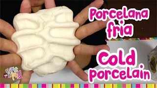 How to make COLD PORCELAIN  Como hacer PORCELANA FRIA Resistente y Mejorada [upl. by Nehepts146]