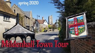 Spring 2020 Mildenhall Town Video Tour Suffolk England American Abby Presents Mildenhall [upl. by Arman]