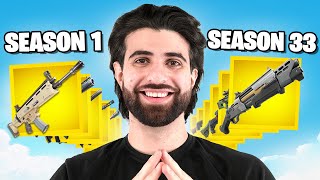 Ranking the BEST Weapon from EVERY Fortnite Season [upl. by Dearborn397]