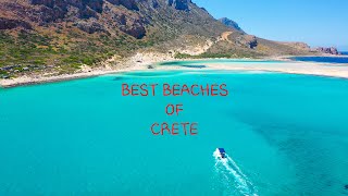 Crete top 10 beaches [upl. by Monafo]