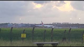 Airport view from katunayake railway station [upl. by Theobald]