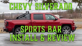 The Chevy Silverado Factory Sport Bar Install and Review [upl. by Kain]