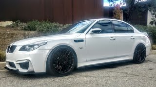 Modified amp Bagged BMW E60 M5 SMG  One Take [upl. by Faythe989]