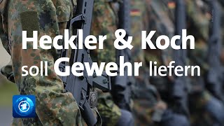 Waffenbestellung der Bundeswehr Heckler amp Koch soll neues Sturmgewehr liefern [upl. by Enaitsirhc]