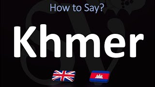 How to Pronounce Khmer CORRECTLY [upl. by Dustie445]