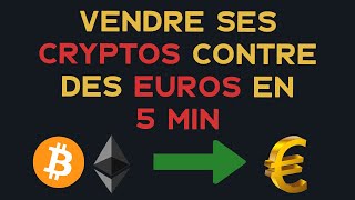 Vendre ses cryptos en euros avec Binance en 5 min [upl. by Dorotea]