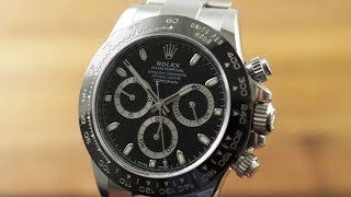 Rolex Daytona Steel Ceramic 116500LN Rolex Watch Review [upl. by Luckett]