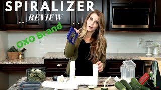 OXO Spiralizer Review for Zucchini Recipes [upl. by Adora]