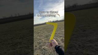 How to throw a boomerang [upl. by Schell]