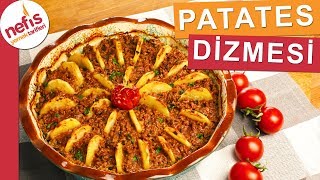 Fırında Kıymalı Patates Dizmesi  Çok Pratik Fırın Yemeği [upl. by Leake]