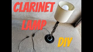 CLARINET LAMP DIY How to make it in two hours [upl. by Akemit]