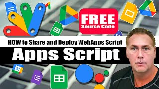 How to Share Google Apps Script learn about Sharing and Deploying Scripts [upl. by Aynatal205]