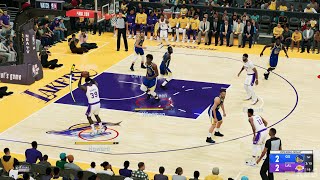 NBA 2K22  Golden State Warriors vs Los Angeles Lakers  Gameplay PS5 UHD 4K60FPS [upl. by Anirdna]