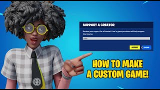 How to CREATE Your Own CUSTOM GAME In FORTNITE Chapter 4 Season 1 [upl. by Naloj]