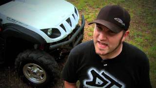 Dirt Trax Test Rides 2011 Yamaha Rhino 700 FI Sport Deluxe [upl. by Ahtoelc484]