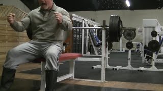 200KG 5 Reps Bench Press 60 years old [upl. by Drona]