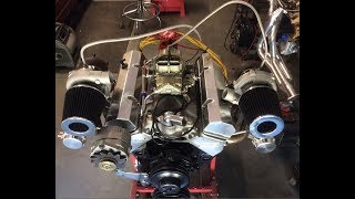 383 SBC Twin Turbo Rocket Performance Speed and Custom Performance Engines [upl. by Ariamat]