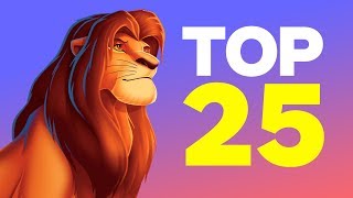 Top 25 Best Disney Animated Movies [upl. by Mlawsky]