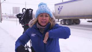 Lands’ End Expedition Parka Field Tested by The Weather Channel® Field Producer Trish Ragsdale [upl. by Lona336]