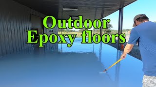 How to do OUTDOOR epoxy floors [upl. by Ephram]