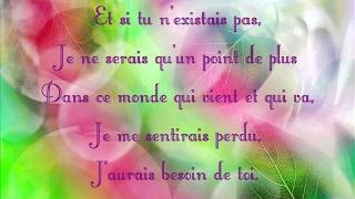 Joe Dassin  Et si tu nexistais pas  Paroles Lyrics [upl. by Nitsugua461]