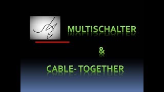 DVBS und DVBC  Terr Analog Cable an einer Anschlussdose [upl. by Iridissa]