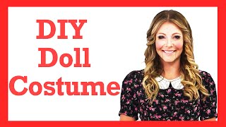 DIY Wind Up Doll Halloween Costume 17daily [upl. by Kammerer]