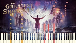 The Greatest Showman  quotThe Greatest Showquot Piano Tutorial Synthesia [upl. by Marissa]