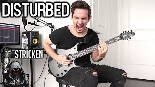 Disturbed  Stricken  GUITAR COVER 2019  Screen Tabs [upl. by Serg]