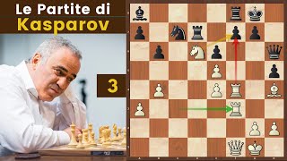 Kasparov vs Butnorius  Un Attacco Spaventoso  Partite Commentate di Scacchi  Garry Kasparov [upl. by Aiuqal]