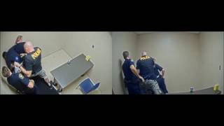 VIDEO Murder suspect tries to grab officers gun [upl. by Calisa]