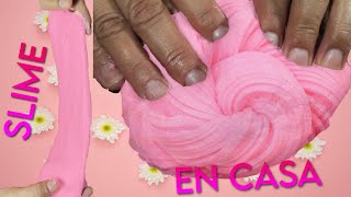 COMO HACER SLIME ¿1 INGREDIENTE SIN PEGAMENTO SIN BORAX FÁCIL DE HACER [upl. by Sarine]