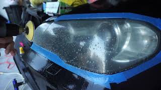 How to Restore Hazy Headlights PERMANENTLY BMW X5 restoration [upl. by Towill951]