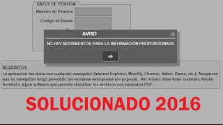 No puedo ver talones de pension del issste SOLUCIONADO 2020 [upl. by Carrick735]