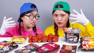 Tantangan Makanan Pedas Mukbang DONA Indonesia [upl. by Marduk]