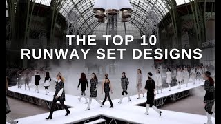 The Top 10 Greatest Fashion Show Sets Of All Time  Virtual Front Row [upl. by Enaillil]