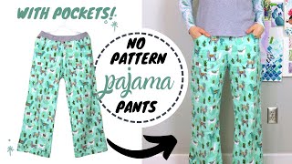 Easy pants tutorial and sewing perfect for gifts yay [upl. by Leinadnhoj866]