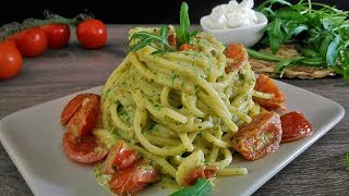 Spaghetti al pesto di rucola e pomodorini [upl. by Klump]