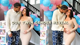 OUR TWIN GENDER REVEAL♡ [upl. by Laurice]