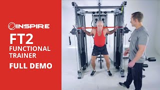 Inspire Fitness FT2 Functional Trainer Full Demo [upl. by Lemor971]